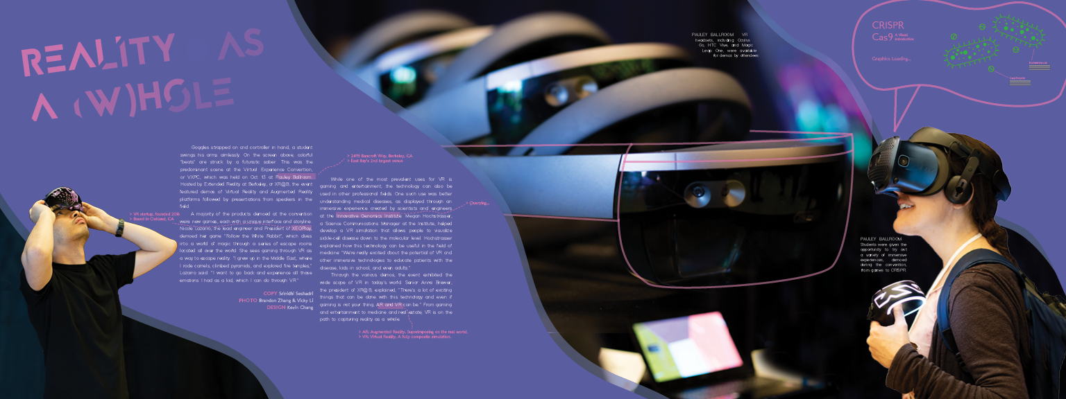 Virtual Reality Yearbook Spread